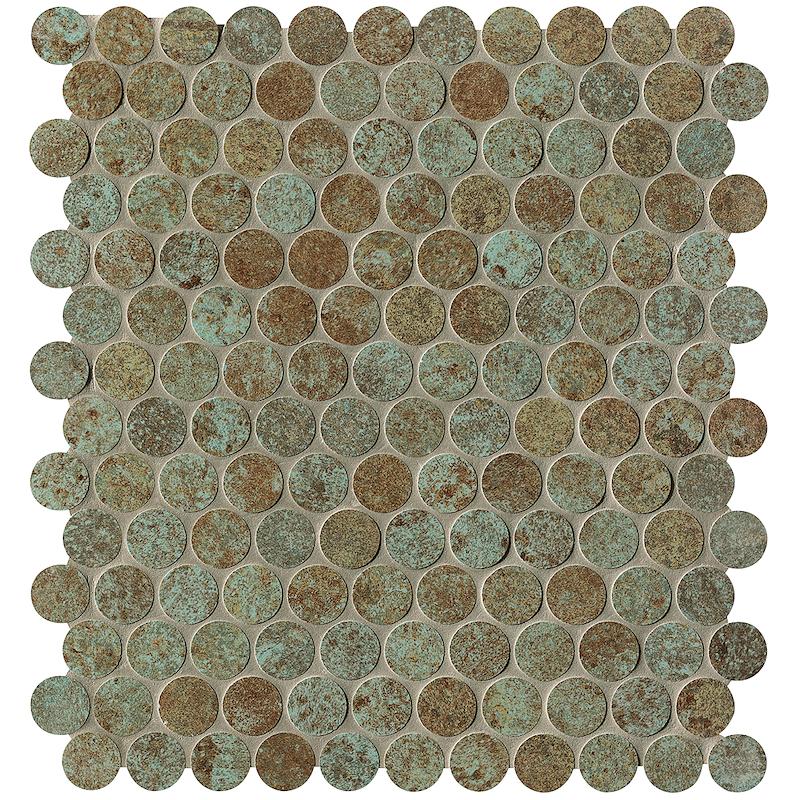 Fap SHEER Deco Rust Round Mosaico 29,5x32,5 cm 8.5 mm Mat