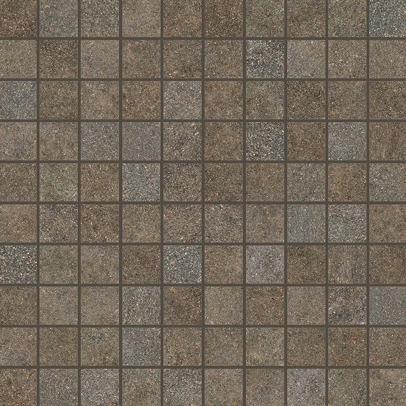 Floor Gres AIRTECH BERLIN RED HIGH GLOSSY MOSAICO 30x30 cm 9 mm lisse