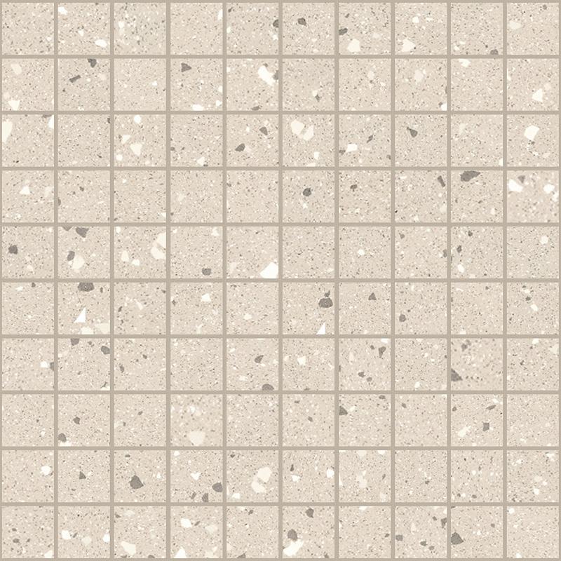 Floor Gres EARTHTECH/ PUMICE FLAKES MOSAICO 3X3 30x30 cm 9 mm Poli