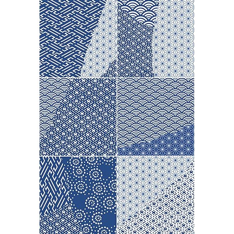 FIORANESE KINTSUGI JAPAN-MIX BLUE 20,13x20,13 cm 10 mm Poli