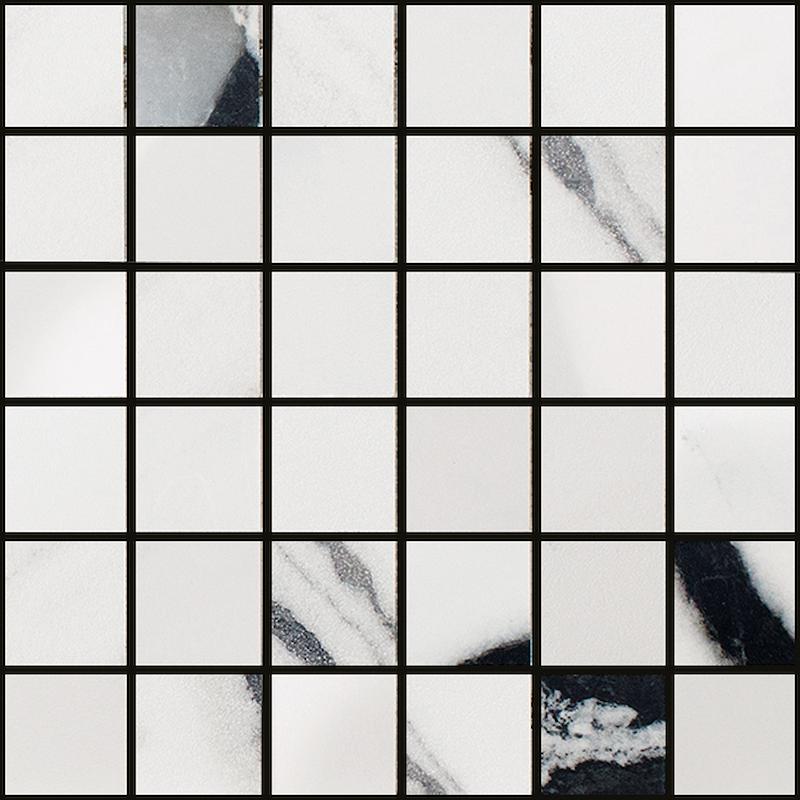 ITALGRANITI LUX EXPERIENCE Mosaico Mix Panda White 30x30 cm 9 mm Mat