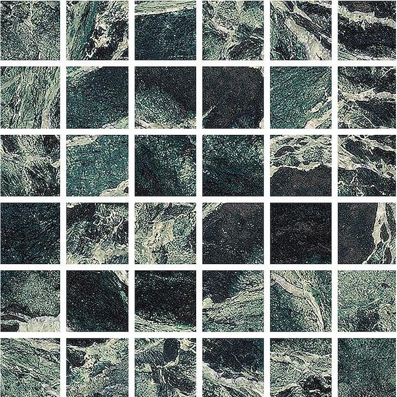 FIORANESE SOUND OF MARBLES MARBLES VERDE INTENSO MOSAICO 30x30 cm 10 mm lisse