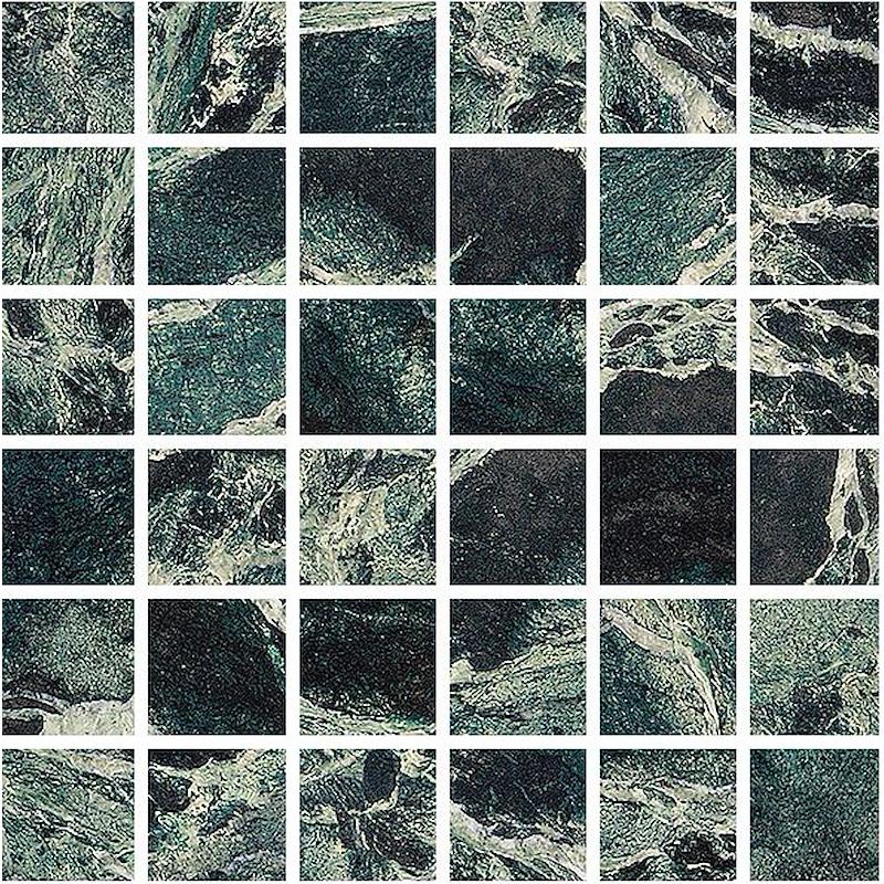 FIORANESE SOUND OF MARBLES MARBLES VERDE INTENSO MOSAICO 30x30 cm 10 mm Mat