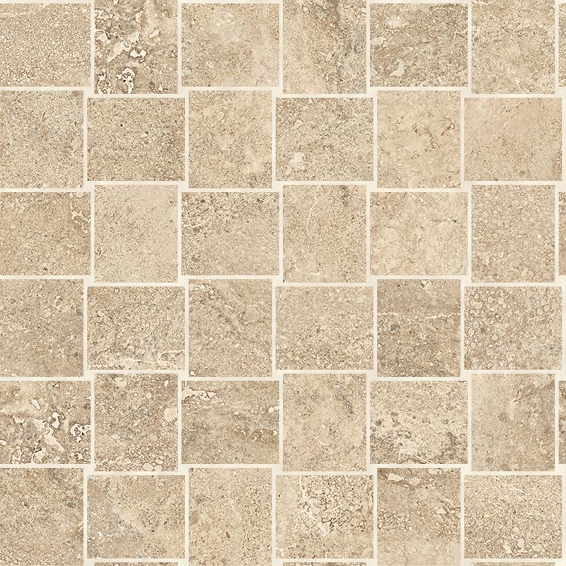 NOVABELL THERMAE Mosaico Textile Caramel 30x30 cm 9 mm Mat